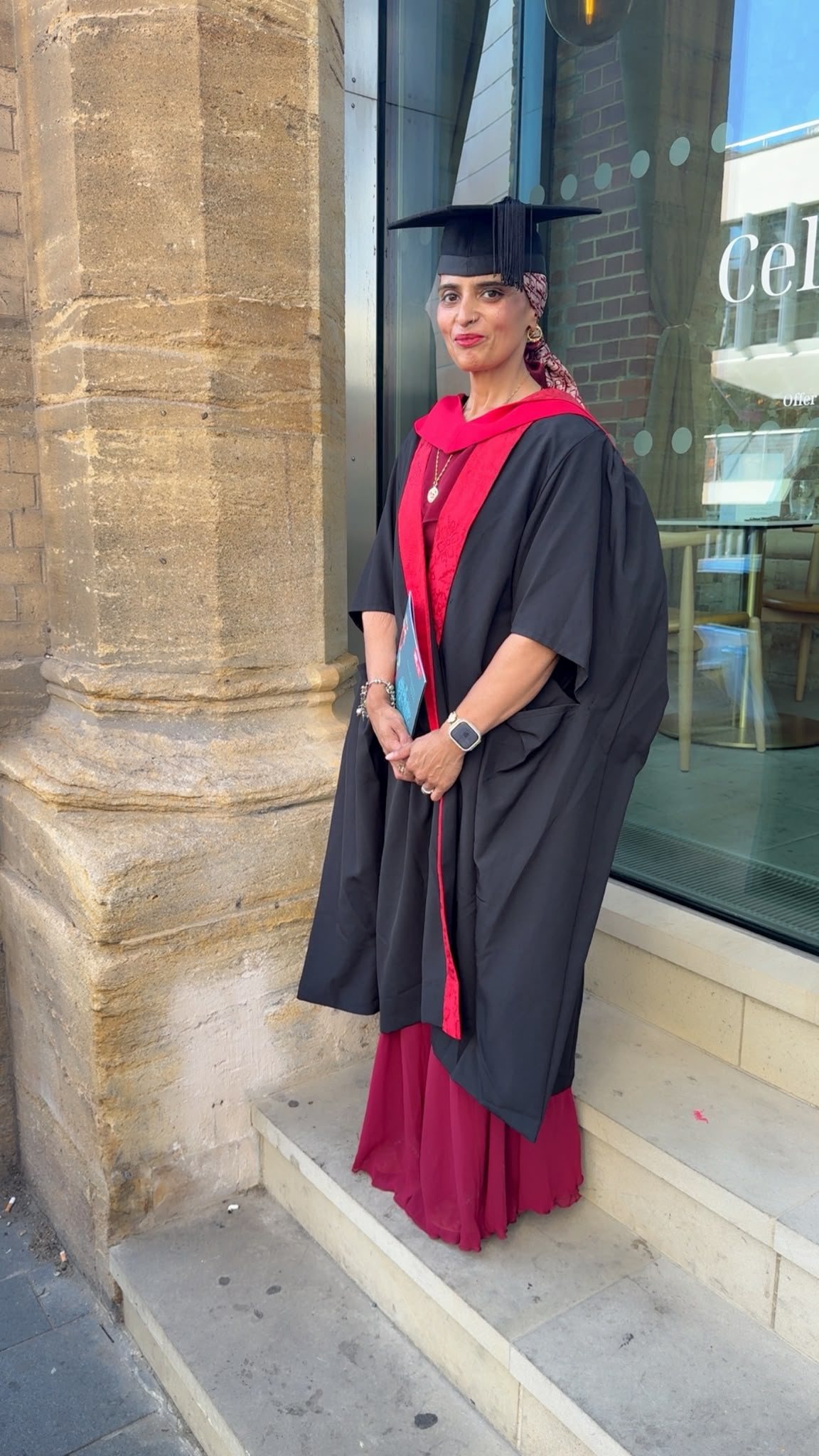 Noreen at her graduation