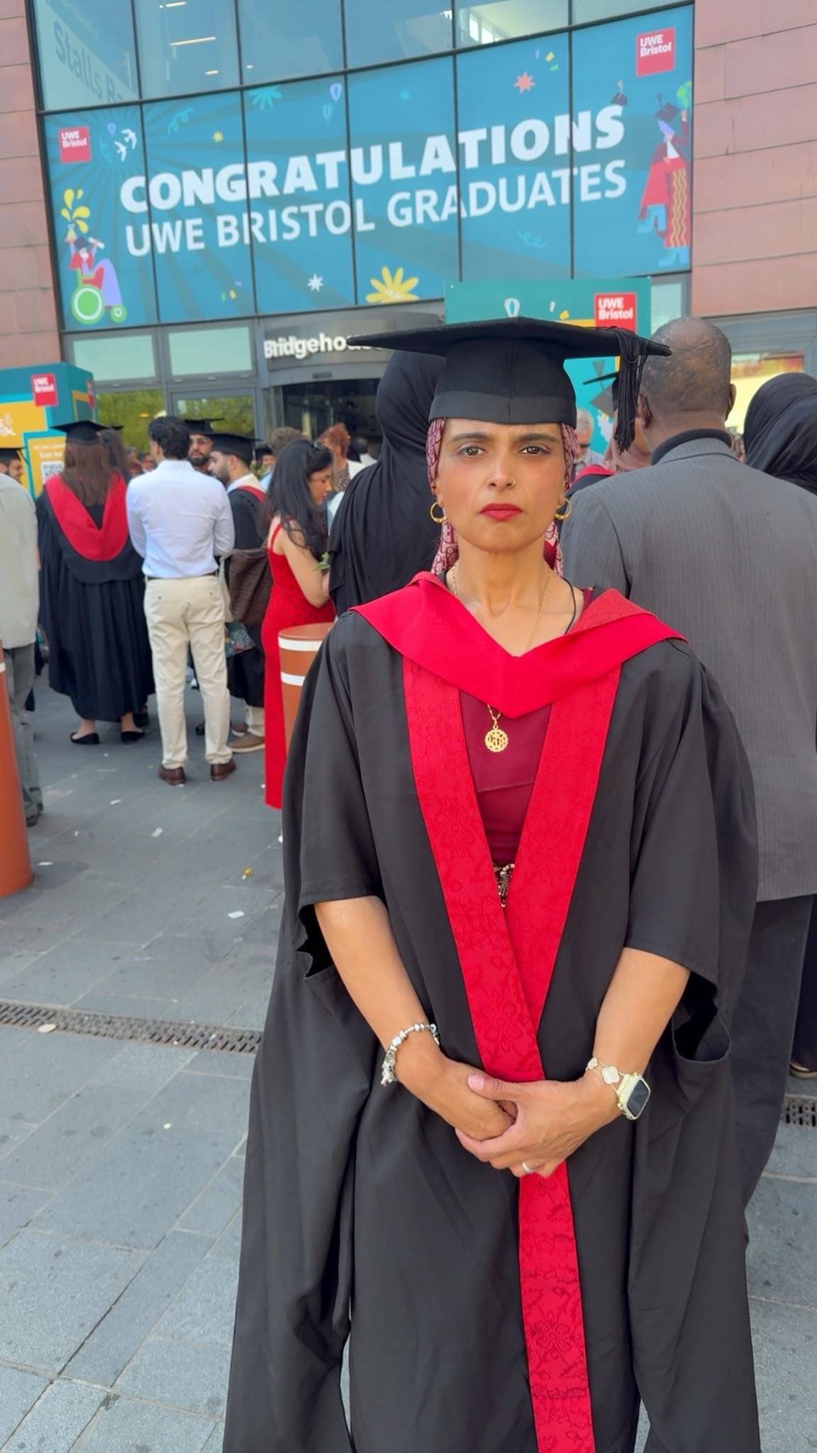 Noreen at her graduation